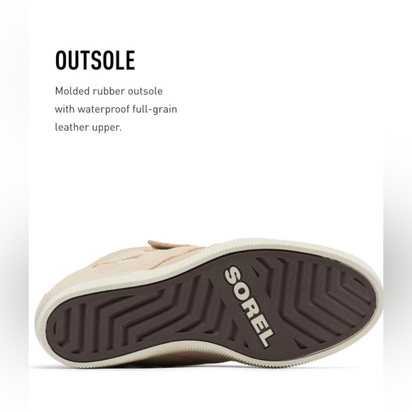 Sorel Women’s Out N About Sport Wedge Bootie ✨ Size 9.5 | neutral cream lace up - Picture 9 of 16
